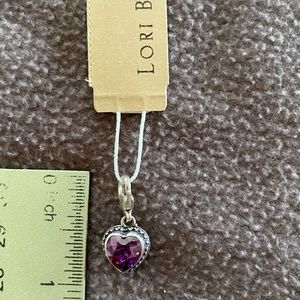 Lori Bonn Valentine/Keepsake Amethyst Heart Charm – February